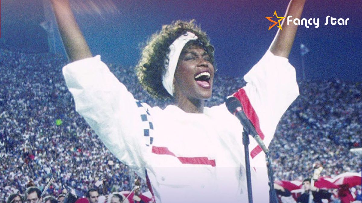 Whitney Houston at Super Bowl XXV